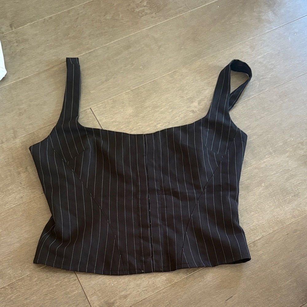 Princess Polly Black Corset Top